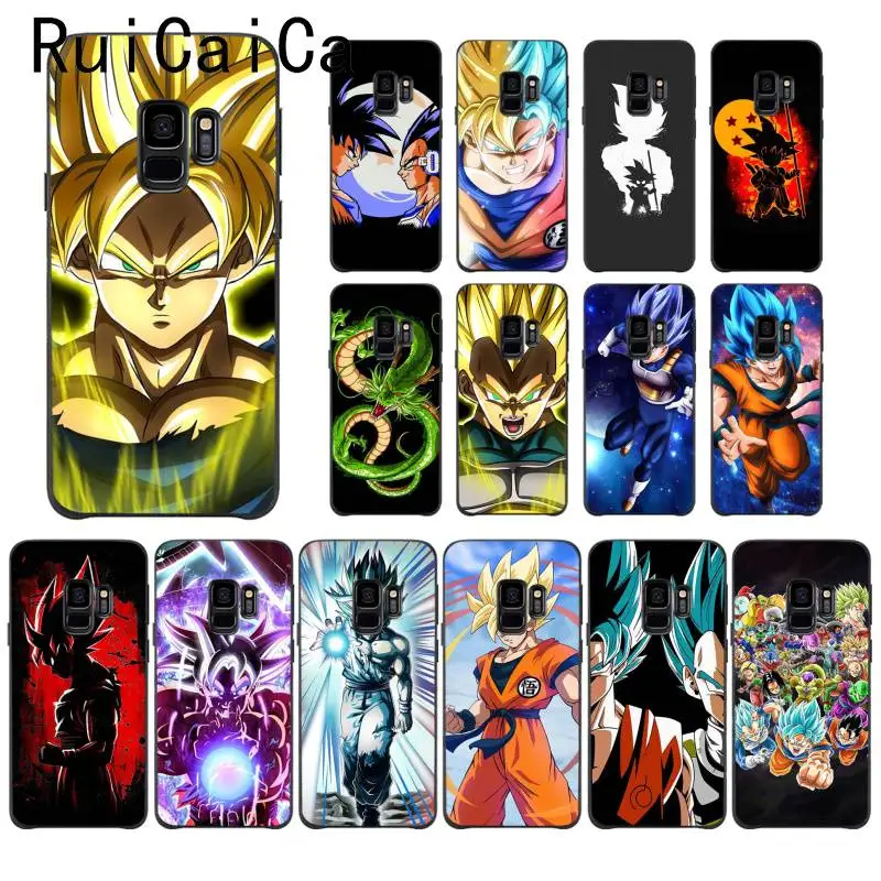 Модный черный чехол Ruicaica Dragon Ball Z Super DBZ Goku для Samsung Galaxy S7edge S6 edge plus S10 S8 S7 S9 Plus |