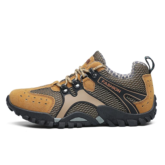 Large Size 38-46 Men's Hiking Shoes Breathable Outdoor trekking shoes sneakers Men Mountain climbing shoes zapatillas hombre