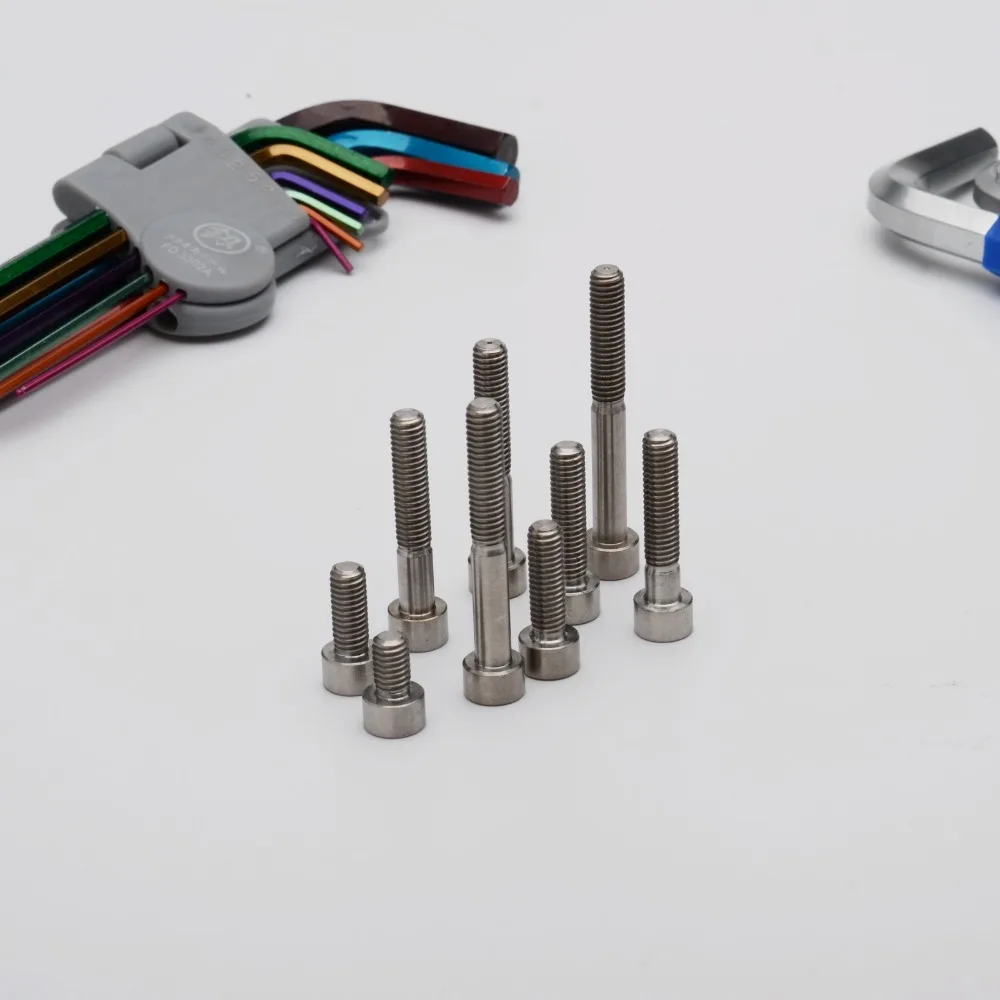 TonKing титановые винты GR5 крепежные метрические шестигранные болты М6 1 шт.|socket