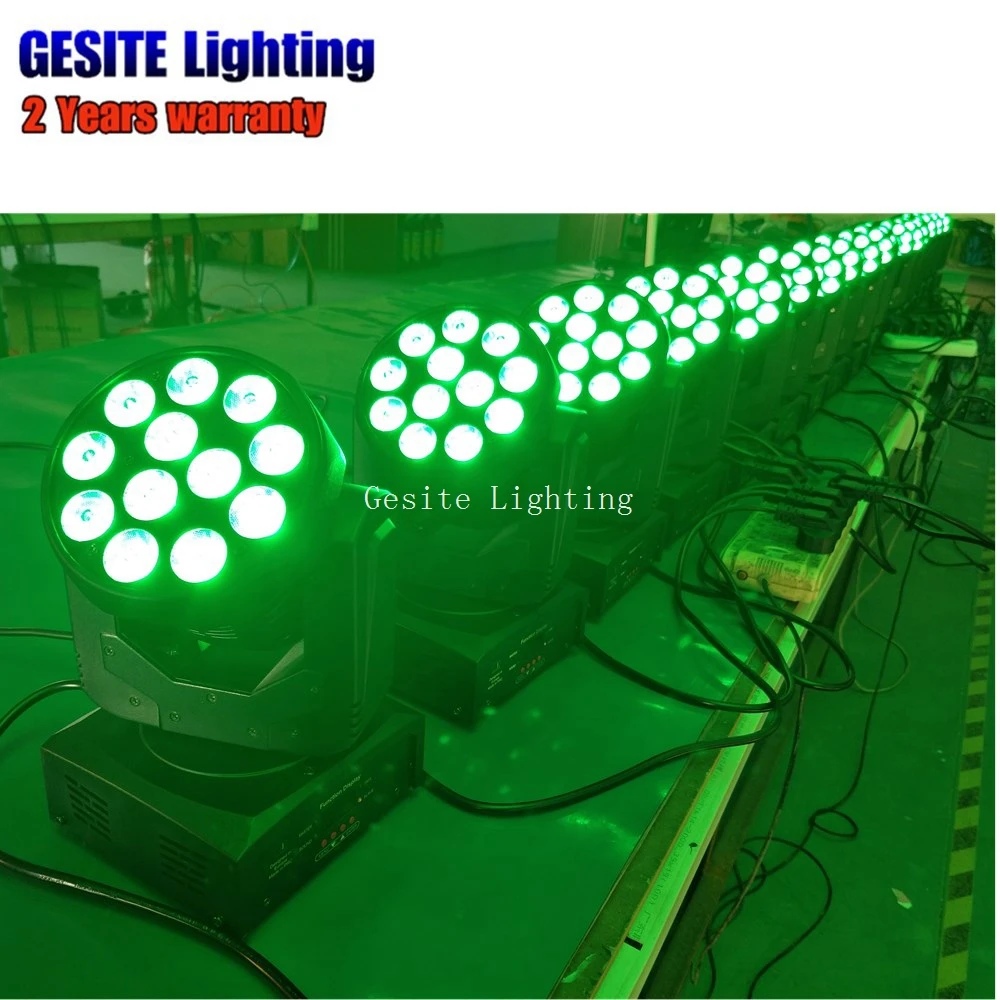 Cabeça de Luz para o Clube Luz em Movimento 2017 Novo Design 12 Pcs 8 w Rgbw 4in1 Levou da Dj Palco Discoteca. 17 cabeça de luz para o clube, dj, palco, discoteca.