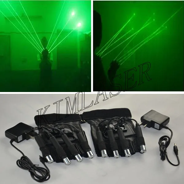 

Green laser gloves/laser beam gloves/a pair of laser glove with green laser