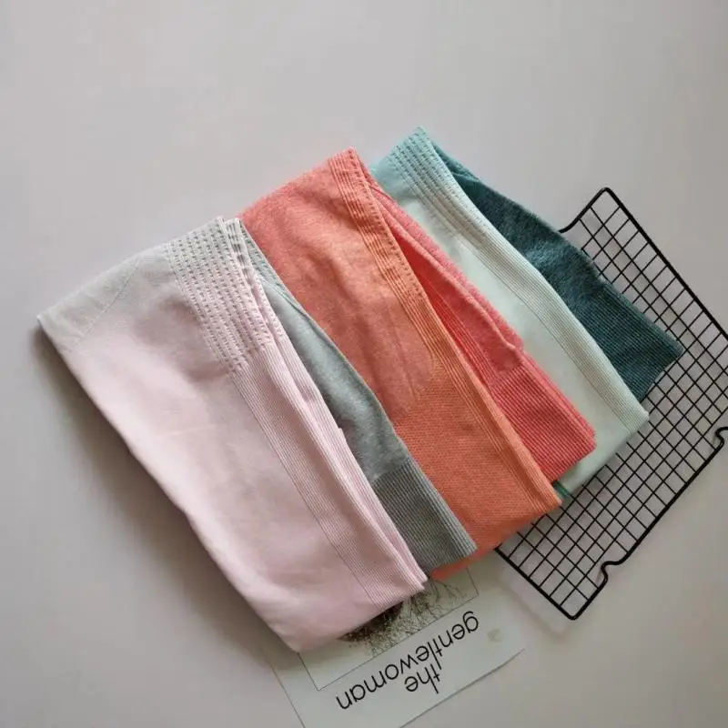 3PCS Conjunto Ombre Leggings Sem Costura Sutiã