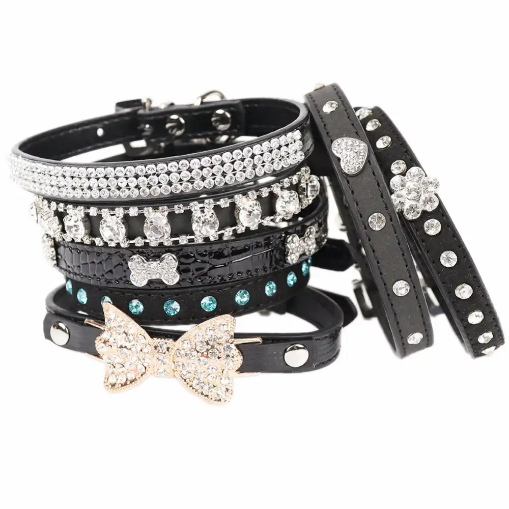 rhinestone breakaway cat collar