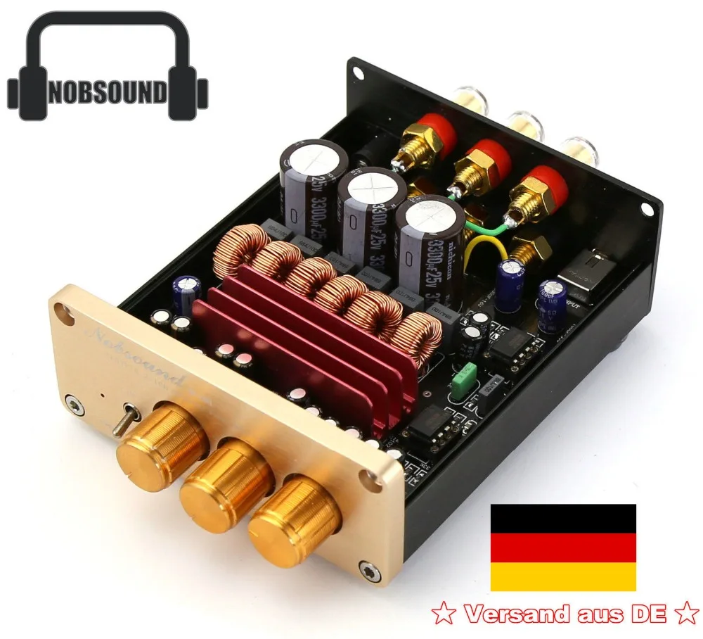 

Nobsound Mini 2.1 Channel TPA3116 Desktop Digital Amplifier HiFi Power Amplifier With EU Power Supply