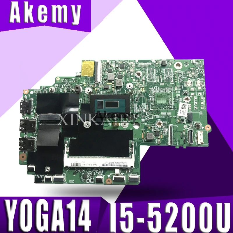 

Thinkpad is suitable LA-A342P Laptop Motherboard for YOGA14 notebook mainboard .FRU 00UP319 00HN597 i5-5200U/5300U