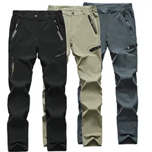 Быстросохнущие повседневные эластичные брюки для мужчин для кемпинга водонепроницаемый походные альпинистские штаны рыболовные тонкие дышащие тактические брюки карго