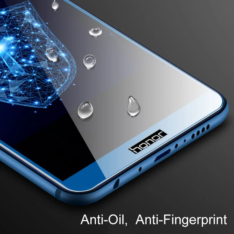 Закаленное стекло для Huawei Honor 8 Lite 9 защита экрана полное покрытие 6C Pro 7X V10|Защитные