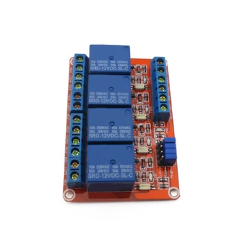 

4 - way relay module with optocoupler isolation 12V - four high level trigger