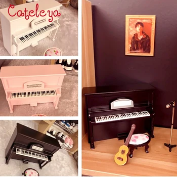 

Cataleya bjddol mini piano music room piano ornaments Doll Accessories
