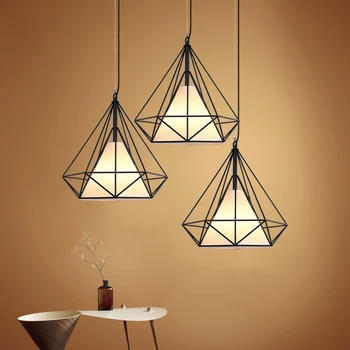 

European style iron pendant lights art guest coffee room restaurant badroom lighting creative restaurant personality lamps ZA