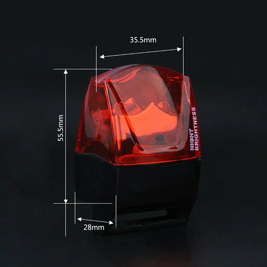 Best Induction Tail Light Bike Bicycle Warning Lamp Magnetic Power Generate Taillight Light lantern Smart Brake Sensor Taillights 5