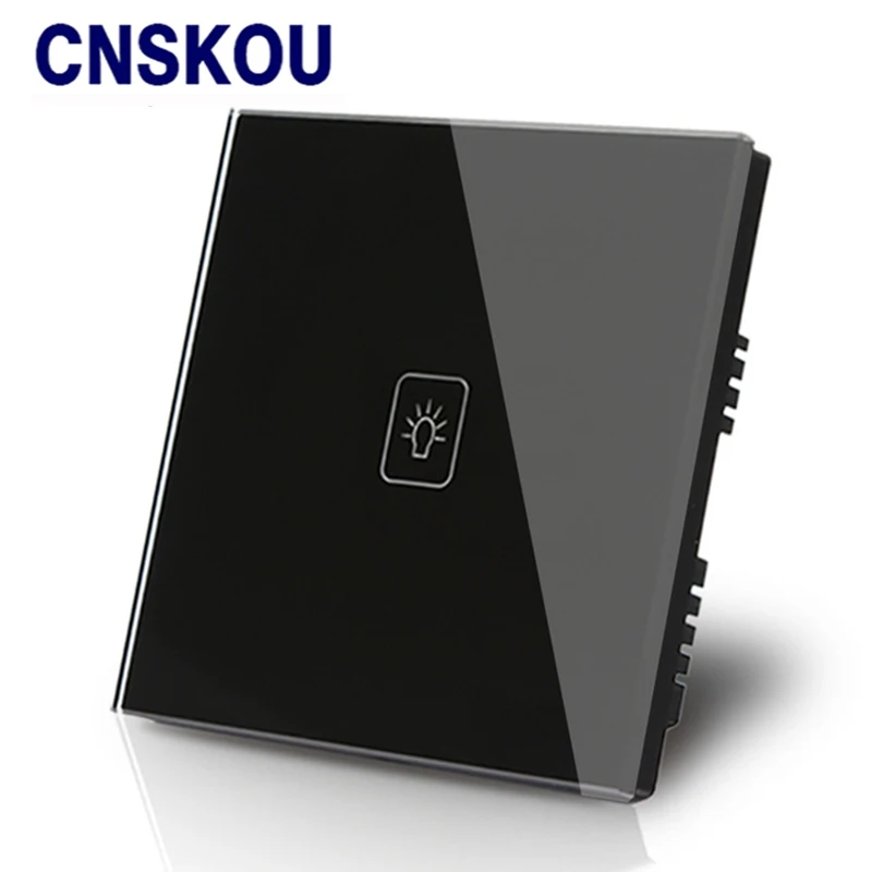

Cnskou UK standard touch switch 1gang 1way with led power switch touch sensor light switch + touch wall switch 230v