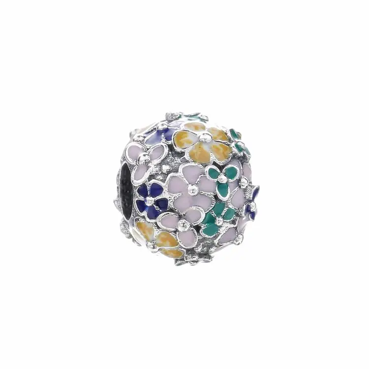 

Ajax 100% 925 Sterling Silver Enamel Beads Fit Bracelets Necklaces Jewelry