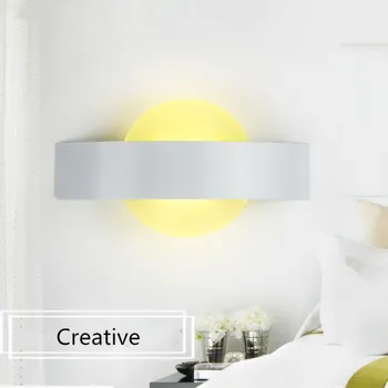 

Modern creative Full Moon Shape LED Wall Lamps For Living Room Bedroom As Decoration Sconce Light Warm White/White Light Lamp