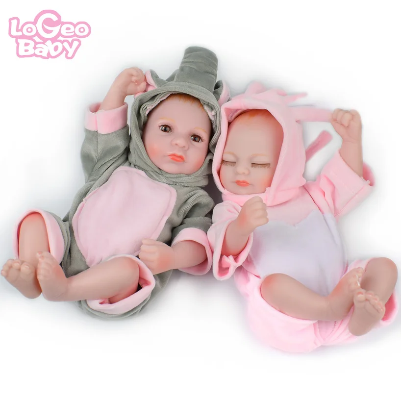 

10inches 28CM Full Body SIlicone Reborn Babies Doll Bath Toy Lifelike Newborn Princess Baby Doll Bonecas Bebes Reborn Menina