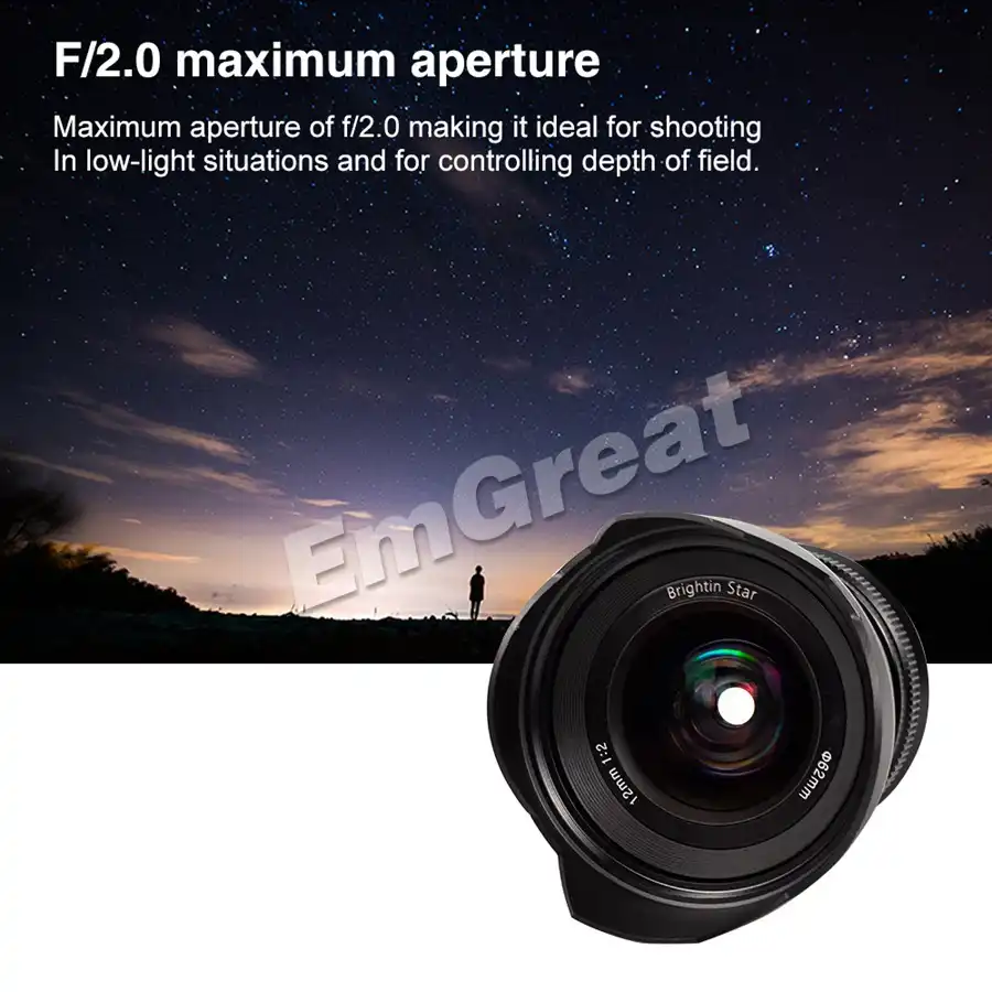 Brightin Star 12mm F2 0 Objectif Principal A Mise Au Point
