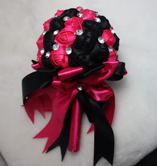 38 Цвета DIY пользовательских Искусственные цветы Шелковый букет роз Свадебные цветы Buque De Noiva подружки невесты Букеты Свадебные FW98