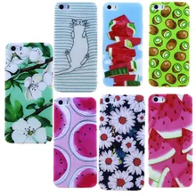 Flower Pattern For Iphone 4 4S 5 5S SE 6 6S Cases TPU Thin Skin Transparent
