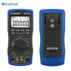 HoldPeak HP-770D Multimetro Цифровой мультиметр Авто Диапазон True RMS частота/температура тестер и сумка
