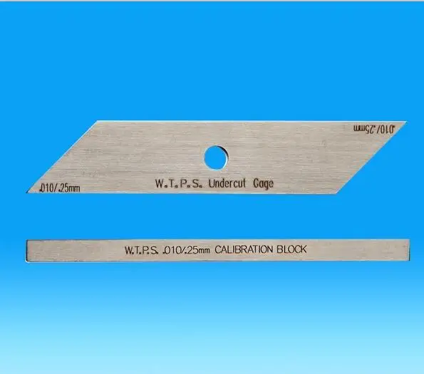 

stainless steel two-piece rod welding measure gauge