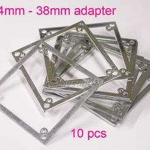10 шт.) металлическая пластина/адаптер/Разделитель/конвертер 44x44 мм до 38x38 мм для камера видеонаблюдения pcb модуль установки в сборе
