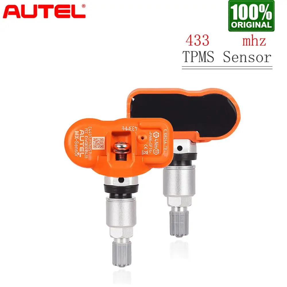 

Autel TPMS Sensor MX-Sensor 433MHZ Tire Repair Tools TPMS Sensor Support Programing With TS501 TS508 MX Sensor 433 MHZ