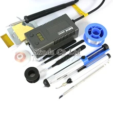 ЕС plug BK 950D Паяльная станция устанавливает LF005 припой ручка T12 паяльников 11 видов сварочных аксессуаров
