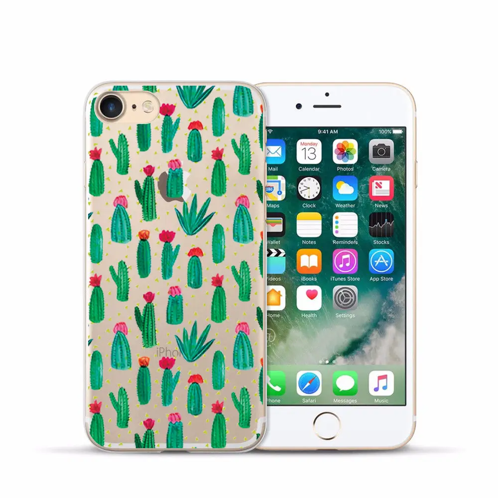 Arvin Case FOR Iphone 7 Soft Clear Protective TPU Back Cover FOR 5 5S 6 sPlus X XS Max XR Painting Silicon Cover FOR Iphone 6s (8)