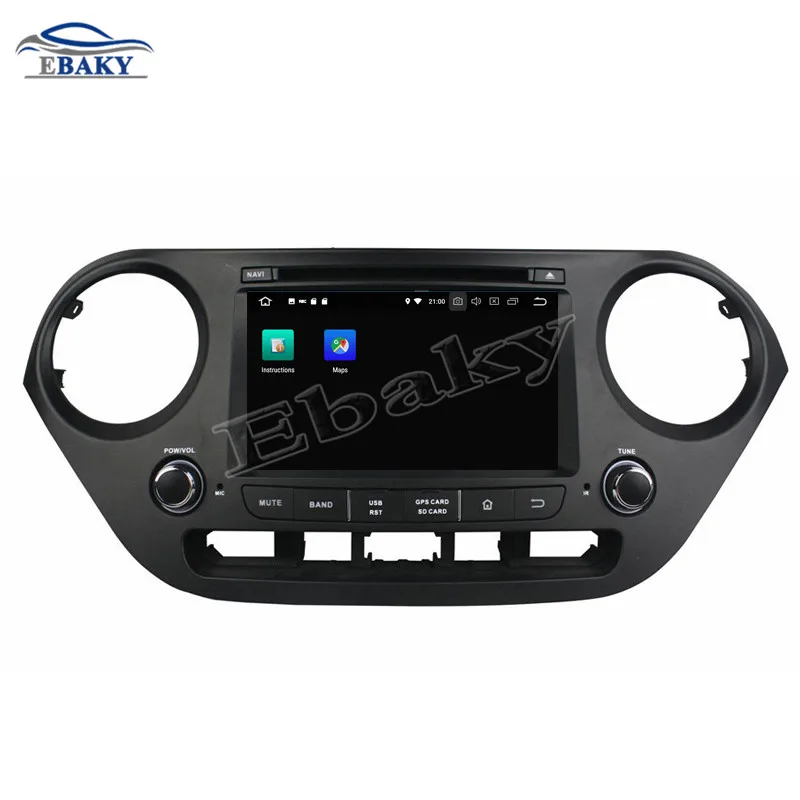 Top NaviTopia 7inch 4GB RAM 64GB ROM Octa Core Android 9.0 Car DVD Player For HYUNDAI  I10 2014-2015/GPS 12