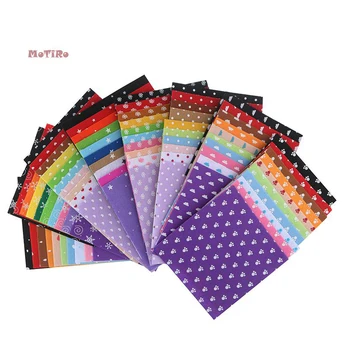 

Motiro,NonWoven Felt Fabric Patchwork,Printed Polyester Cloth Bundle of Home Decoration for Quilting/Dolls/Crafts,80pcs,15*15cm