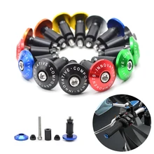 7 8 22 motorcycle handlebar cap font b motocross b font handle bar grips ends for