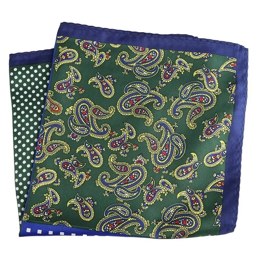 PH069 Pocket Square Портной Смит для мужчин s карманные квадраты Винтаж Большой размер в горошек клетчатый Пейсли костюм носовые платки роскошные мужские носовые аксессуары - Цвет: PH069 Pocket Square