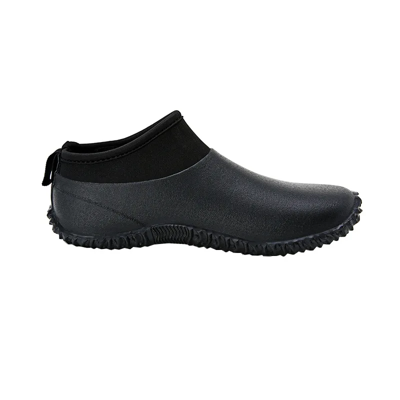 SWYIVY; большие размеры 35-45 размера плюс водонепроницаемая обувь резиновая новые женские резиновые Водонепроницаемый Радужный цвет, обувь с низким верхом, на плоской подошве; Цвет Черный; женская обувь для дождливой погоды