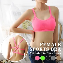 

Fitness Yoga Sports Bra for Womens Gym Workout Running Tank Top Athletic Vest Underwear Shockproof Push Up Sport Bra