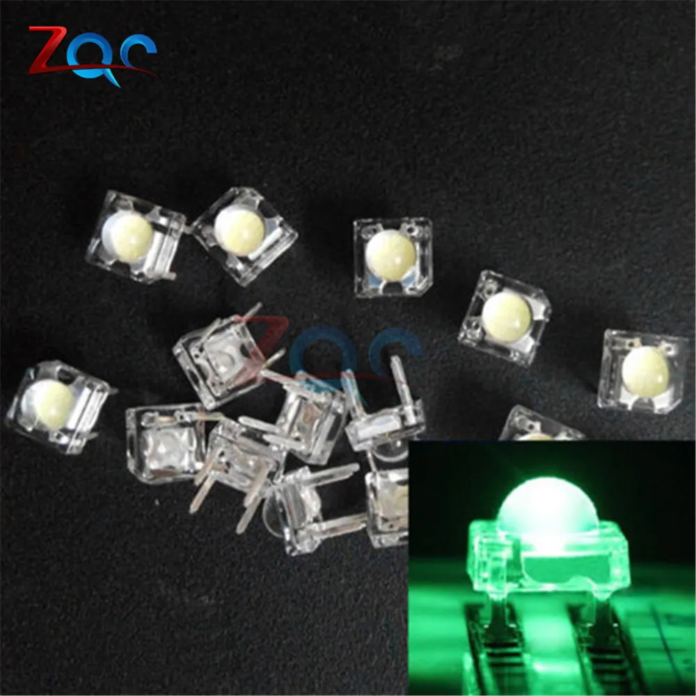 50 шт. 5 мм F5 Piranha светодиоды с 4 контактами светодиодные диоды яркость|bright|bright led |