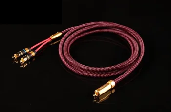 

6N copper HIFI level one turn two lotus line professional SUB line subwoofer line