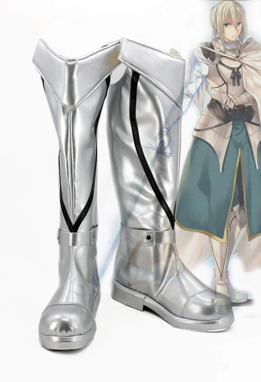 Fate Grand Order FGO Bedivere Cosplay Boots Shoes Custom Made | Тематическая одежда и униформа