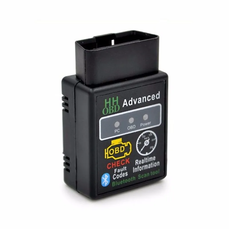 Мини ELM327 V2.1 Bluetooth HH OBD Расширенный OBDII OBD2 ELM 327 Автомобильный диагностический сканер, считыватель кодов, инструмент для сканирования