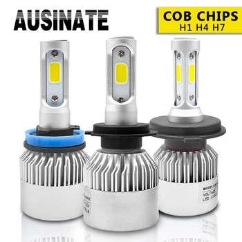 

H27 LED H3 H1 H7 H4 H11 HB4 H8 HB3 H27 9005 9006 H9 881 Car Headlight Bulbs 72W 8000LM Led Fog Light 6500K car-styling DC12V