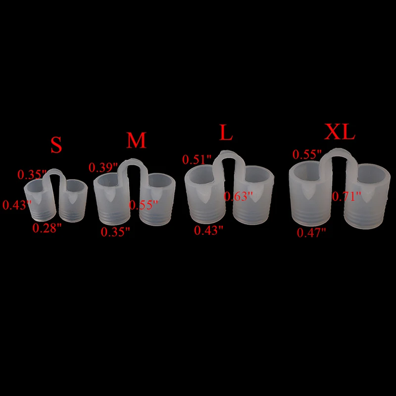 4 размера стоп храп силиконовый зажим для носа носорасширитель помощь при апноэ устройство для дыхания носом стоп храп устройства