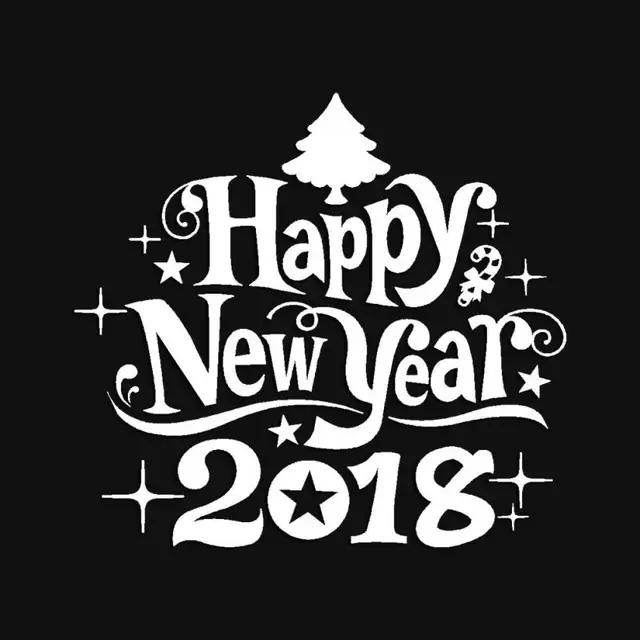 Neue Jahr 2018 Frohe Weihnachten Wand Aufkleber Hause Shop Windows