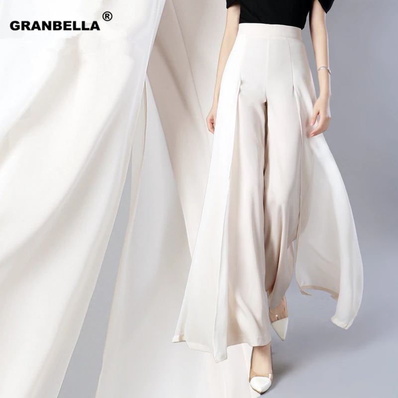 high waisted split pants