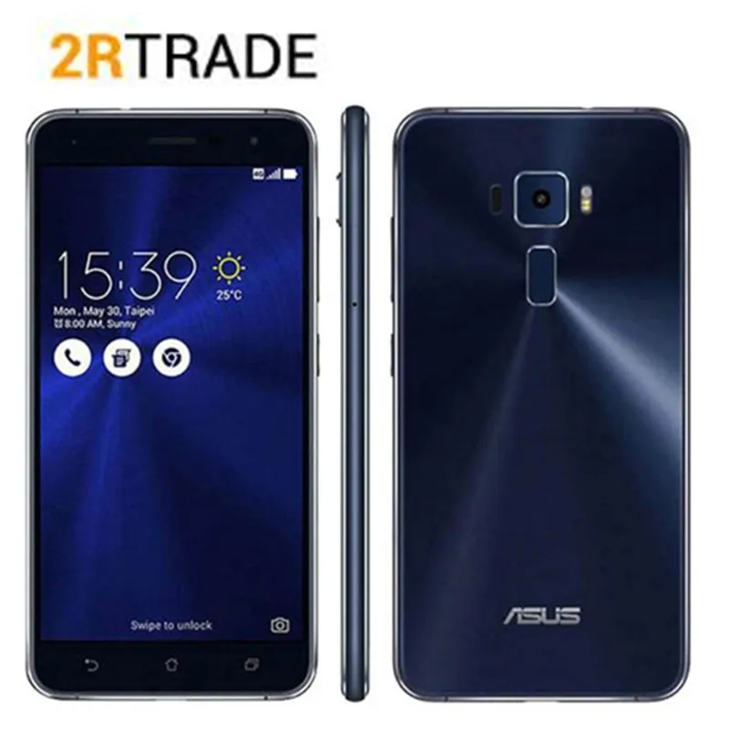 

Original Asus Zenfone 3 ZE552KL 5.5" Qualcomm Octa-Core 2.0 GHz Cell Phones Android 8.0 4GB RAM 64GB ROM 16.0MP 4G Smart Phone