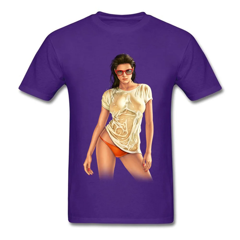 Sensual Lady 333 Tops Shirt Dominant O-Neck Casual Short Sleeve 100% Cotton Man T-Shirt Casual Sweatshirts Top Quality Sensual Lady 333 purple