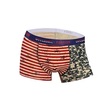 Распродажа, модное нижнее белье с принтом, мужские боксеры, мужское удобное нижнее белье, мягкое дышащее Мужское нижнее белье