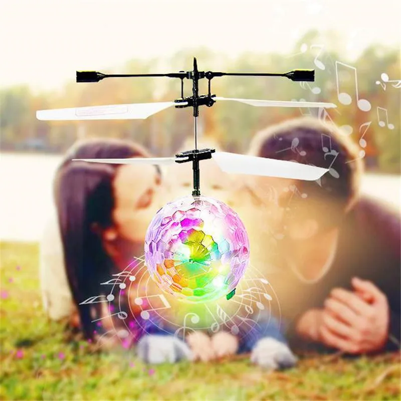 

Flying Ball Induction Aircraft Light Toy Shine Flying ball Electronic Ball Shinning LED Lighting Toy for Children Gifts