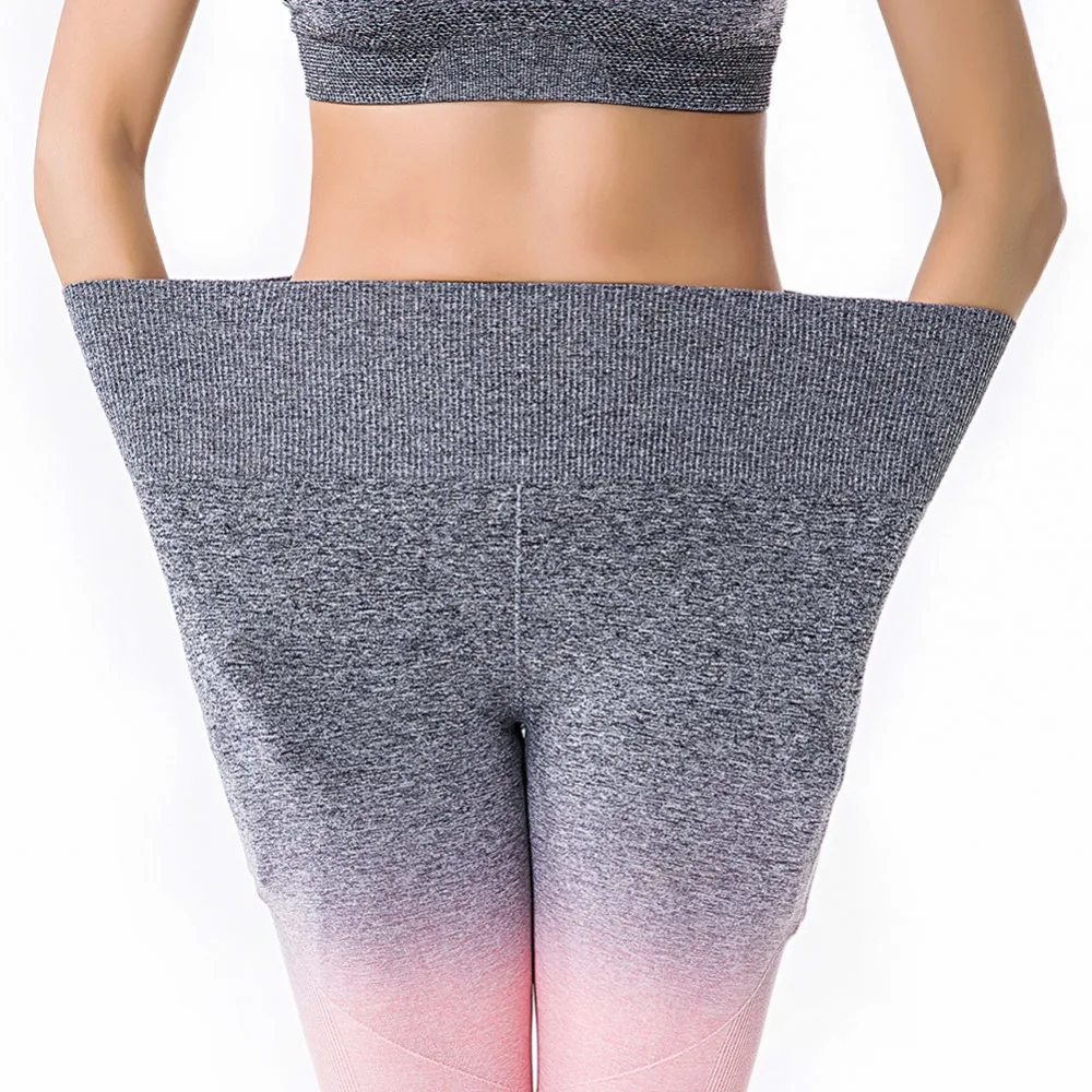 JGS1996 Energy Seamless Leggings High Waist Yoga Pants Workout Gym Leggings Scrunch Butt leggings Gradient Sport Yoga Leggings