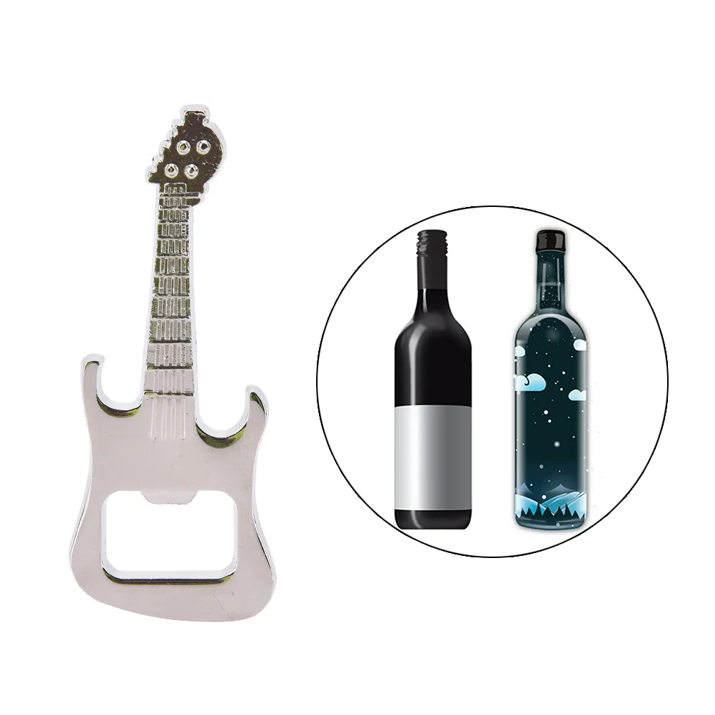 1Pcs beer guitar bottle opener Cute Gift Zinc Alloy bottle opener