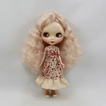 Фабрика blyth кукла 230BL339 длинный светильник золотые кудрявые волосы центра расставание нормального обычного тела Подарочная игрушка 1/6