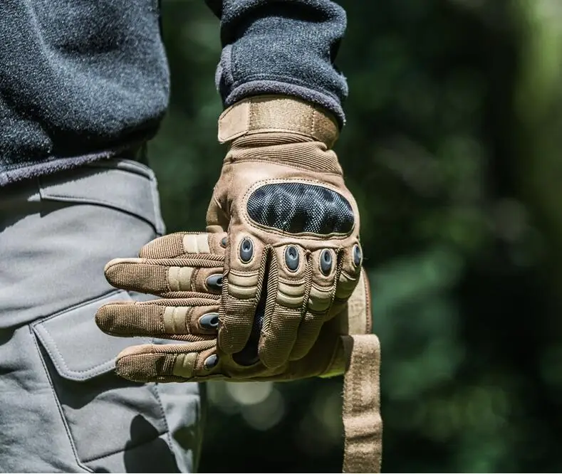 Men Tactical Gloves Military Touch Screen Airsoft Gloves Army Paintball Shooting Gear Combat Armor Protection Shell Gloves